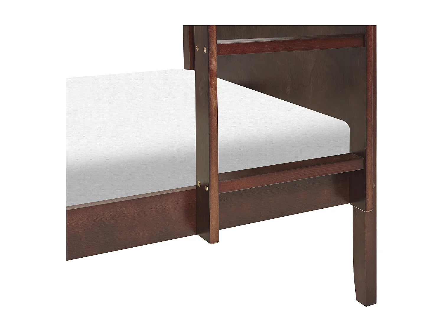 Letto a castello Legno di pino ALBON 90 x 200 cm Marrone scuro