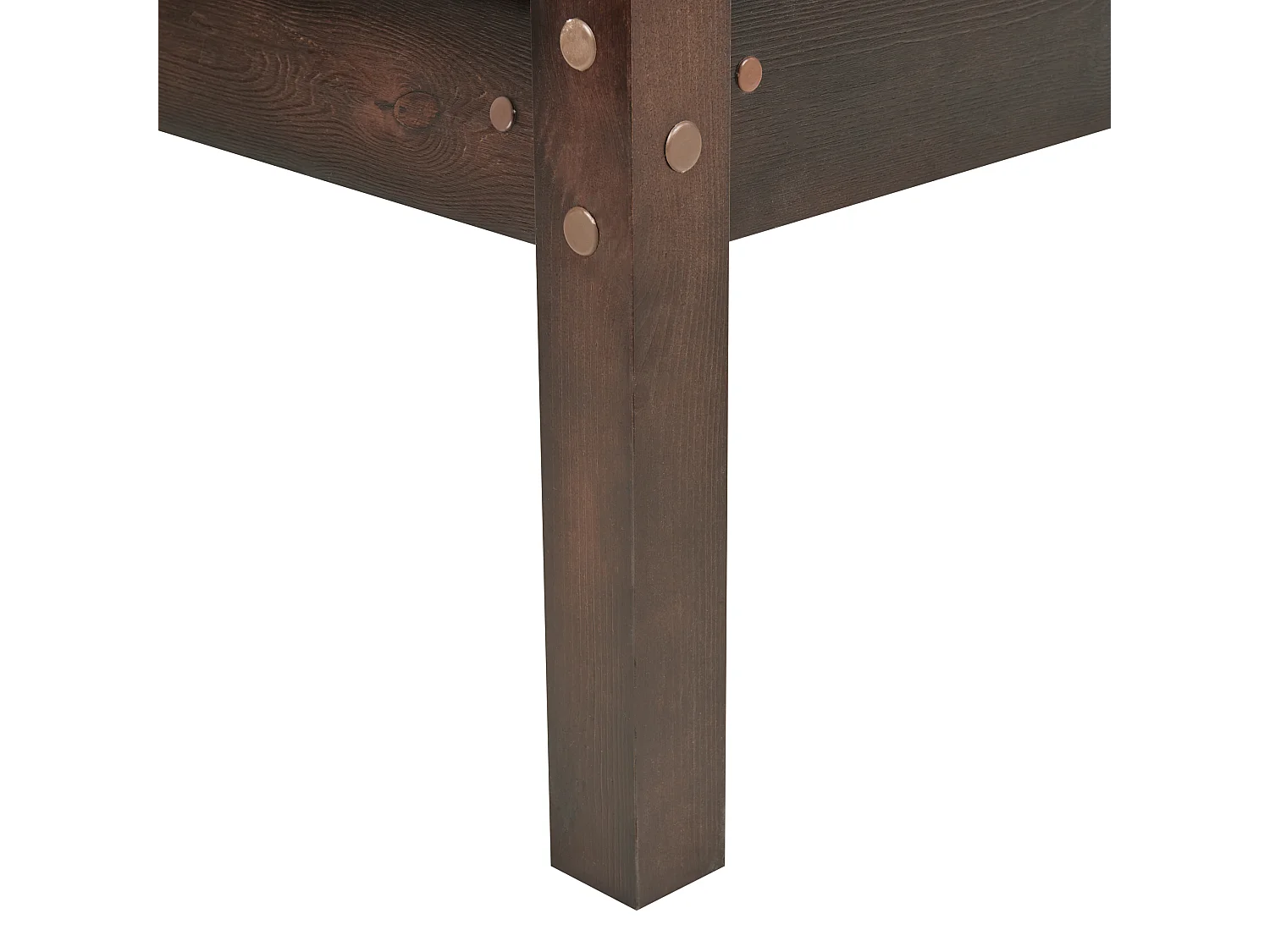 Hoogslaper Dennenhout REVIN 90 x 200 cm Donkerbruin