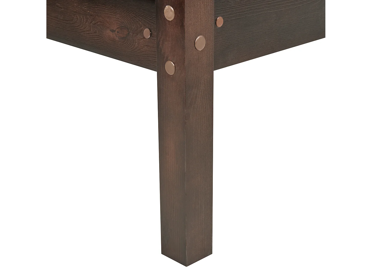 Bunk Bed Pine Wood REVIN 90 x 200 cm (EU Single) Dark Brown