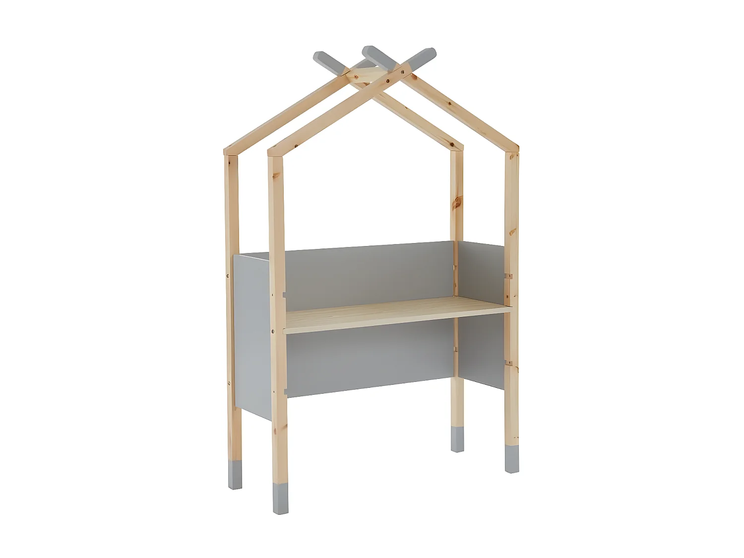 Bureau enfant évolutif Gris - Laïba Kids