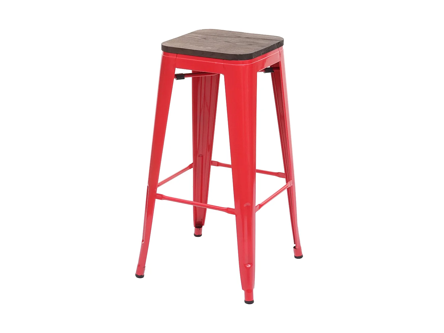 Tabouret de bar chaise métal marron 42 x 42 x 76 cm 04_0005243
