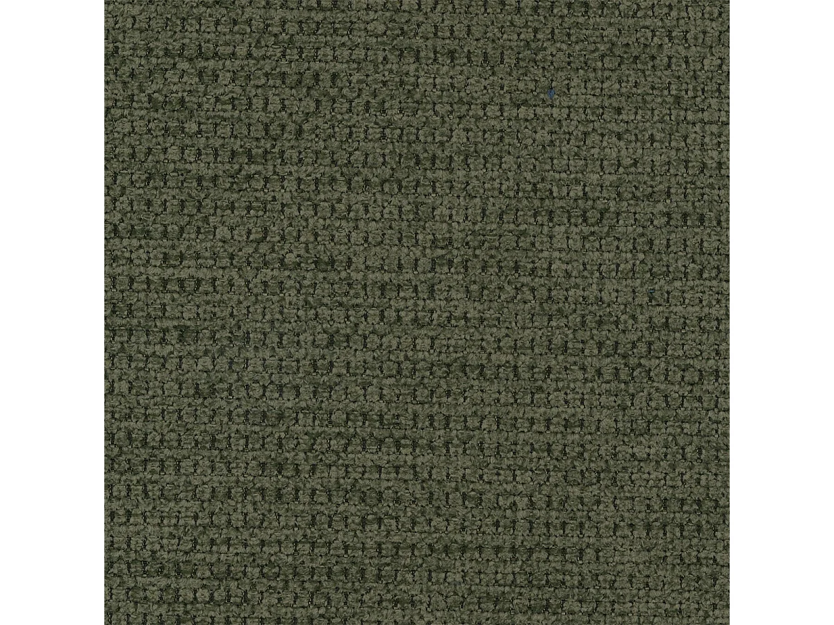 Canapé d'angle convertible 3 places avec coffre en tissu vert