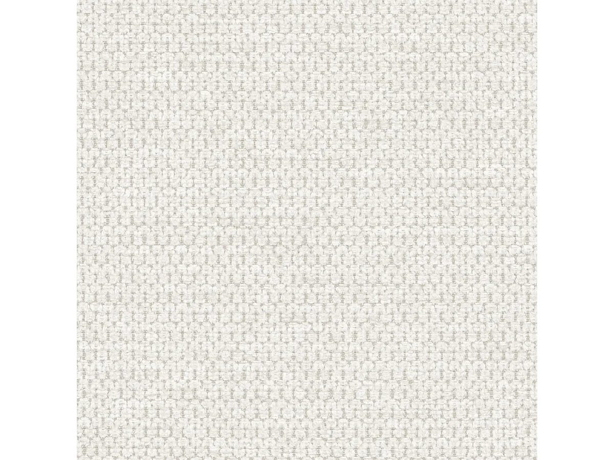 Canapé d'angle convertible 3 places en tissu blanc casse BLISS