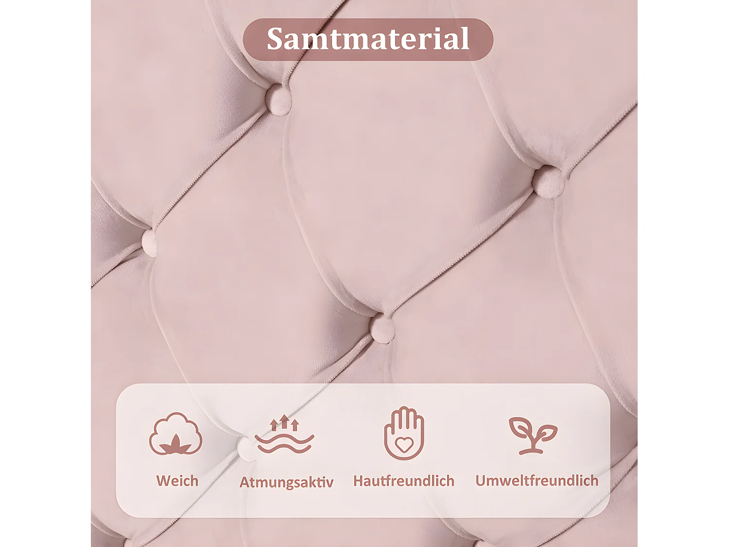 Lit adulte Lit capitonné 140x200 cm avec sommier à lattes et tête de lit lit capitonné avec tête de lit réglable en hauteur velours rose