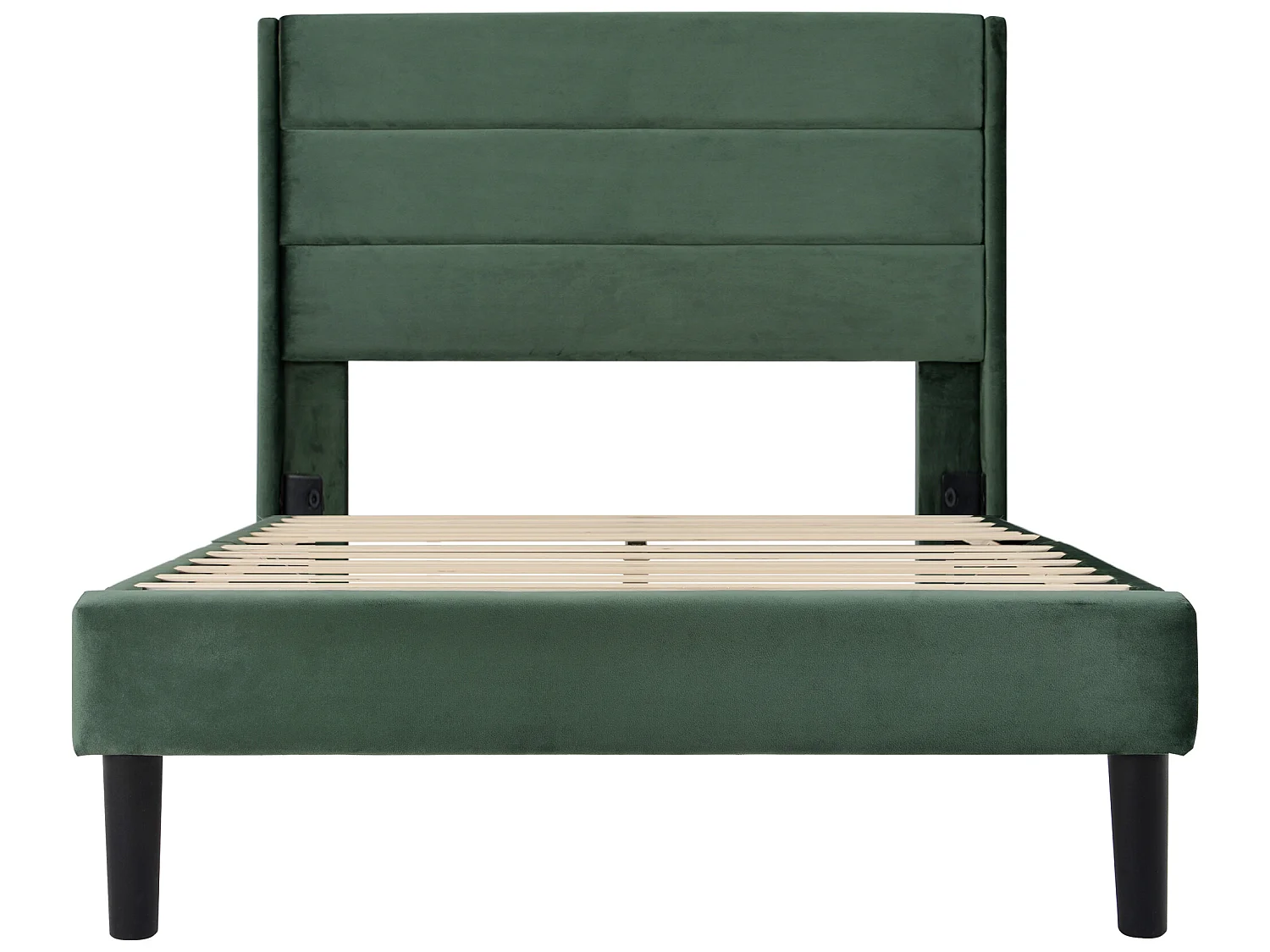 Lit adulte Lit rembourré cadre de lit - lit simple rembourré 90 x 200 cm - Sweiko