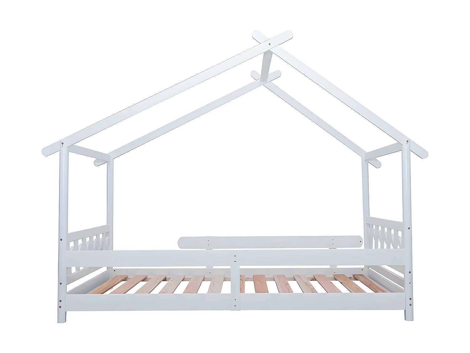 Lit gigogne - 90x190cm - blanc - Sweiko