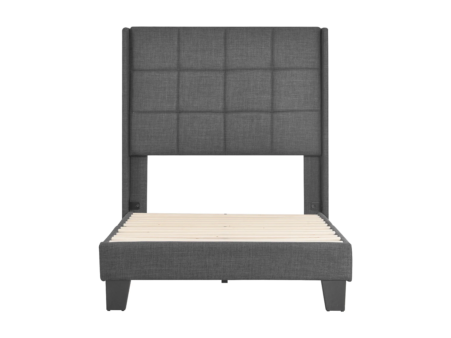 Lit adulte Lit capitonné design moderne, lit simple 90x200cm - Sweiko