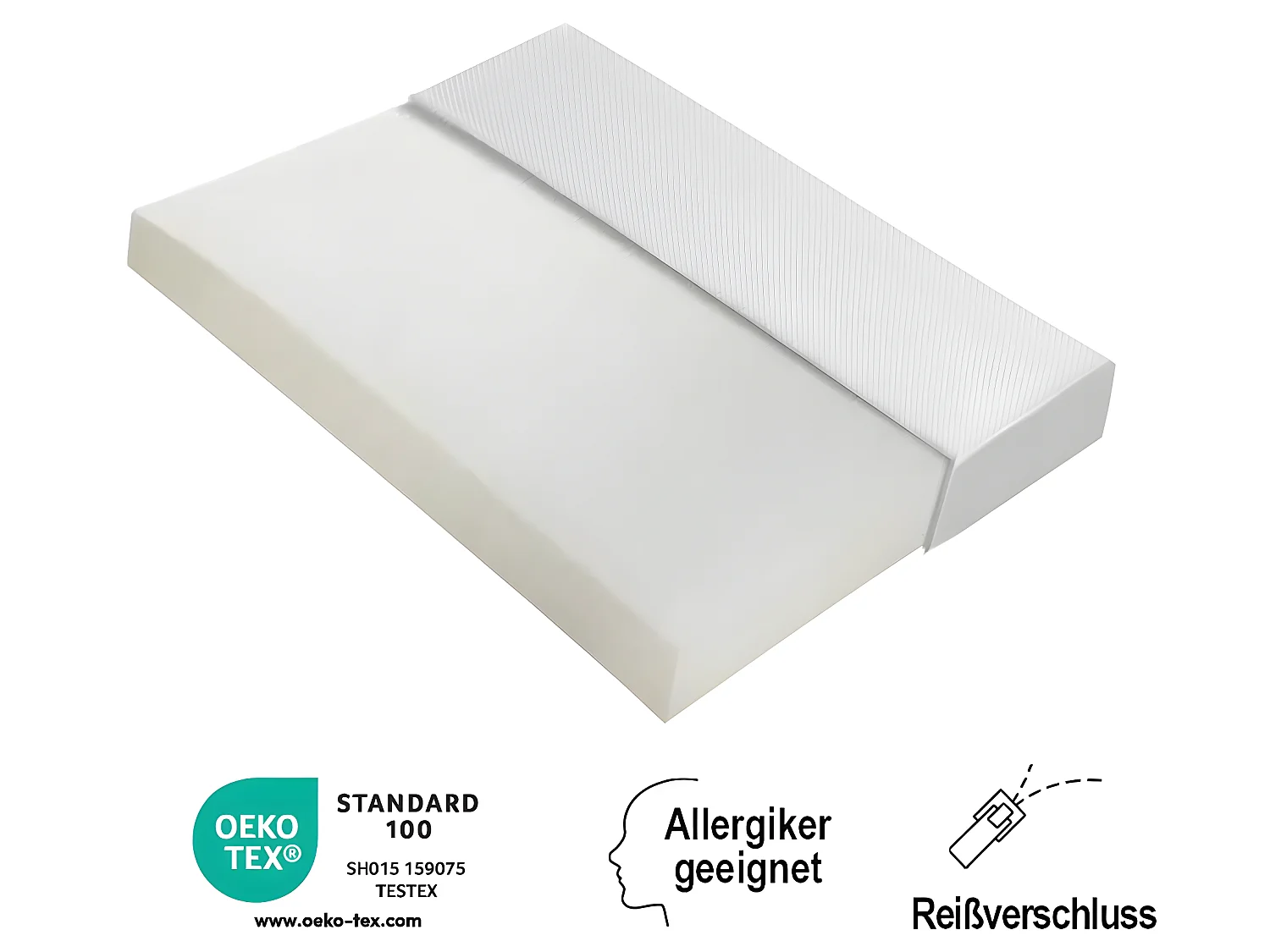 Lit tiroirs avec 2 chevets intégrés - 140x200 - Sweiko