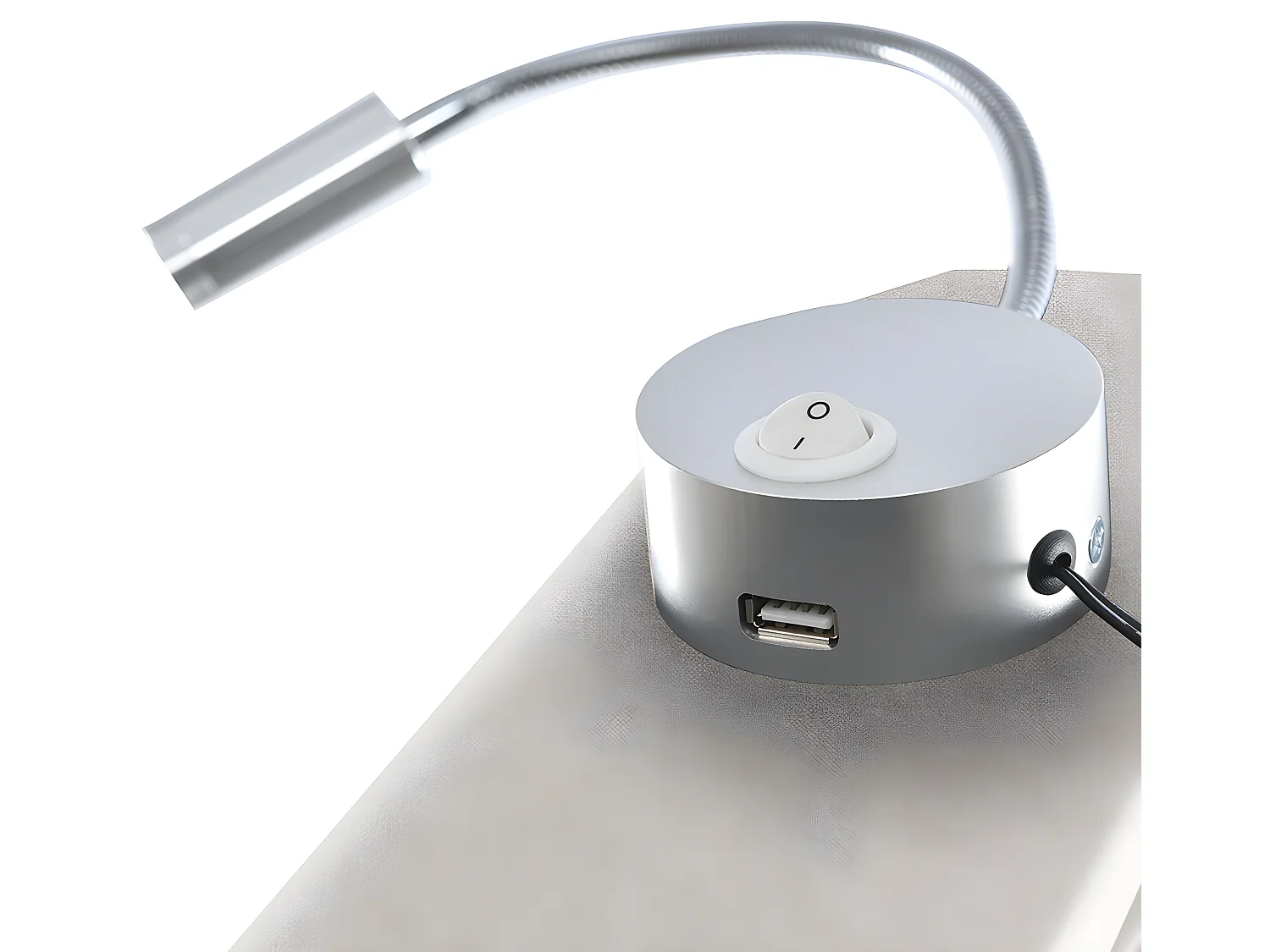 Lit avec tête de lit rangements et tiroirs  - 160 x 200 cm - fonction de charge usb - Beige - Sweiko