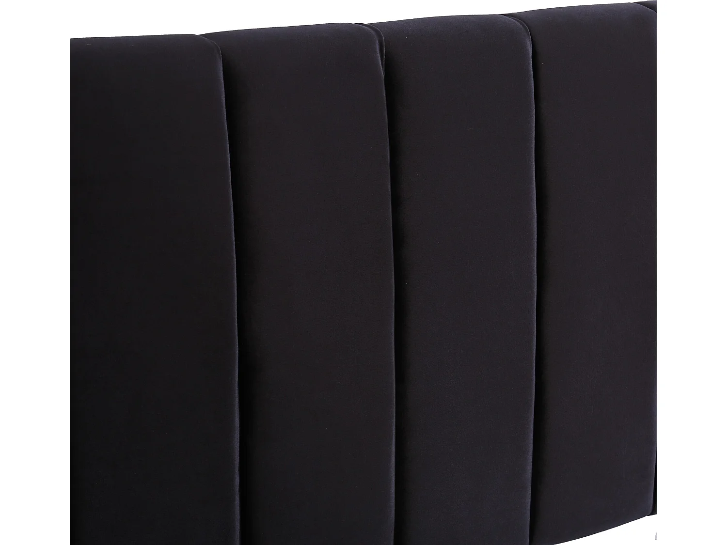 Lit avec tiroirs - 160 x 200 cm - Noir - Sweiko