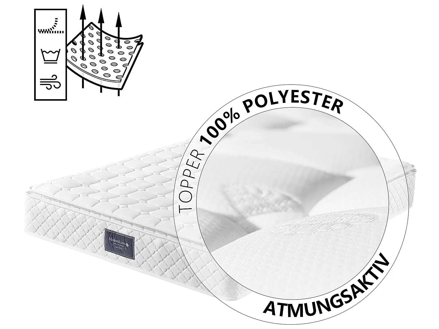 Lit coffre - avec rangement gris clair velours 140x200 cm matelas inclus - Sweiko