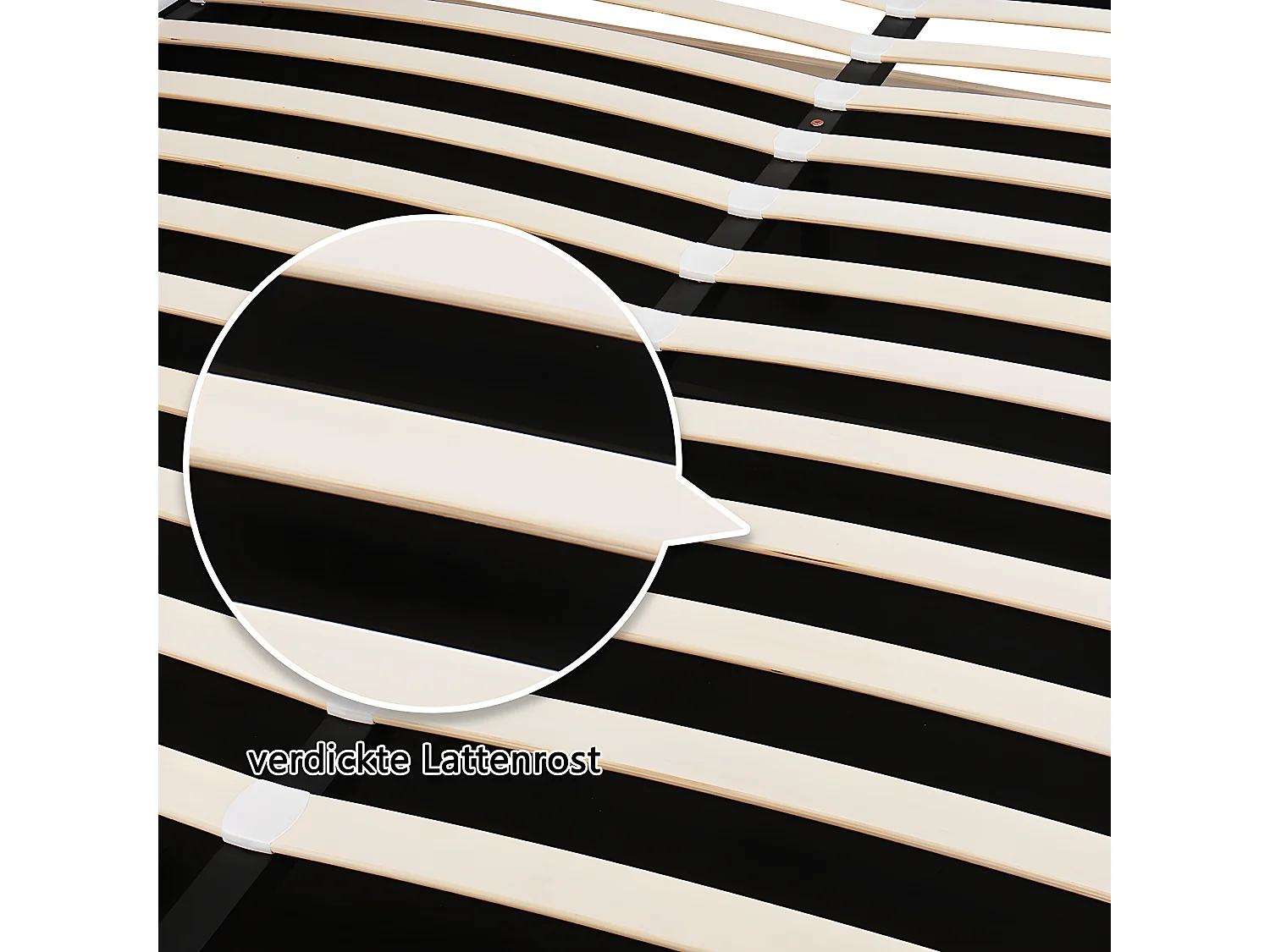 Lit  LED avec coffre - 180 x 200 cm - avec sommier à lattes relevable - Beige - Sweiko