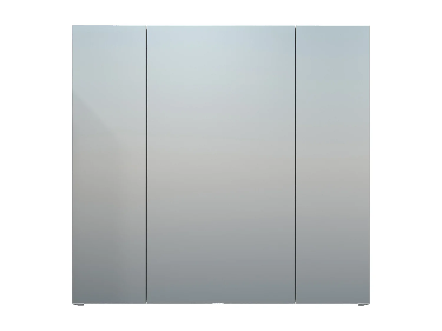 Botiquín blanco con espejo Divone 80 cm