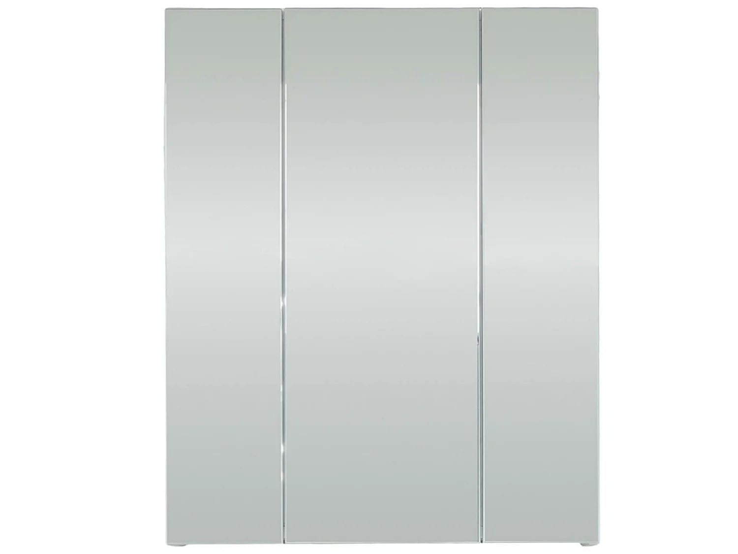 Meuble haut avec miroir - Mélaminé - Blanc - 60 - 74 - 18 cm