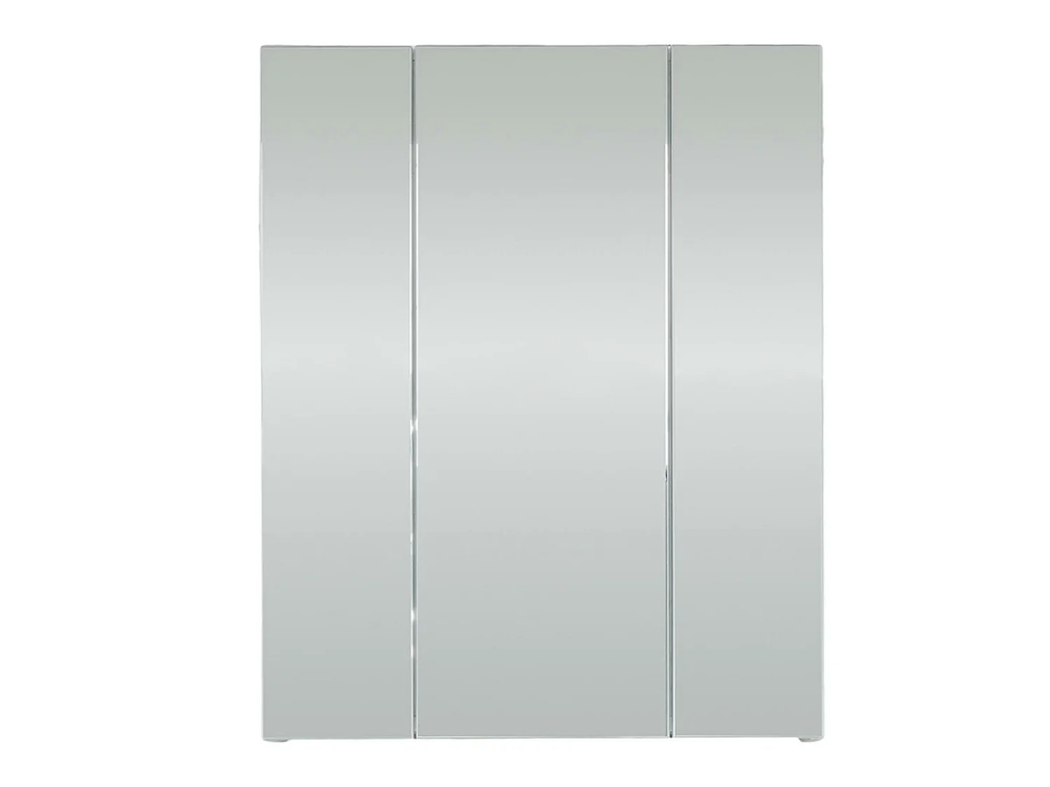 Meuble haut avec miroir - Mélaminé - Blanc - 60 - 74 - 18 cm