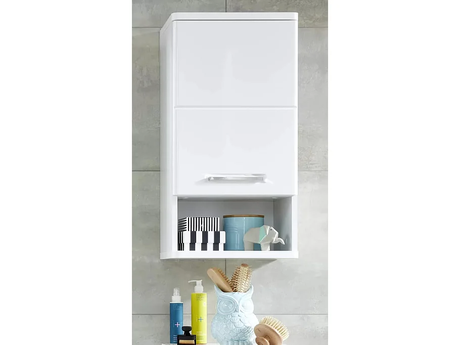 Micko witte melamine 1-deurs badkamermeubel