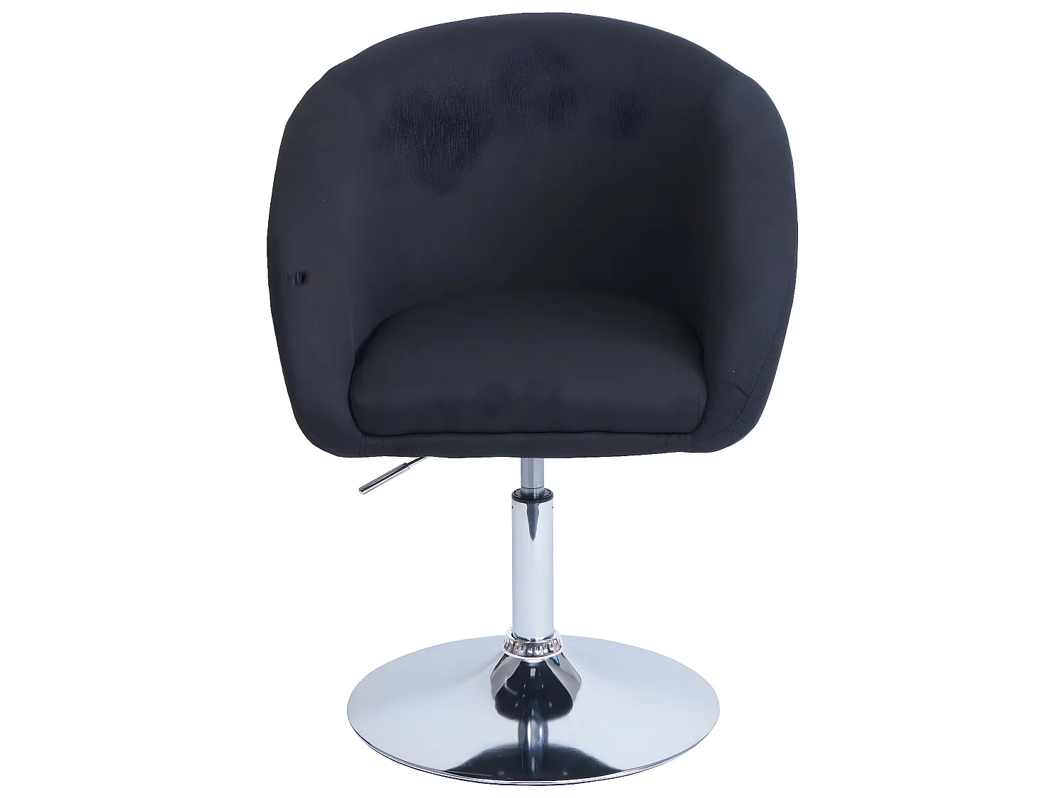 Chaise de salle à manger MCW-F19 (lot de 6),  tissu/textile anthracite