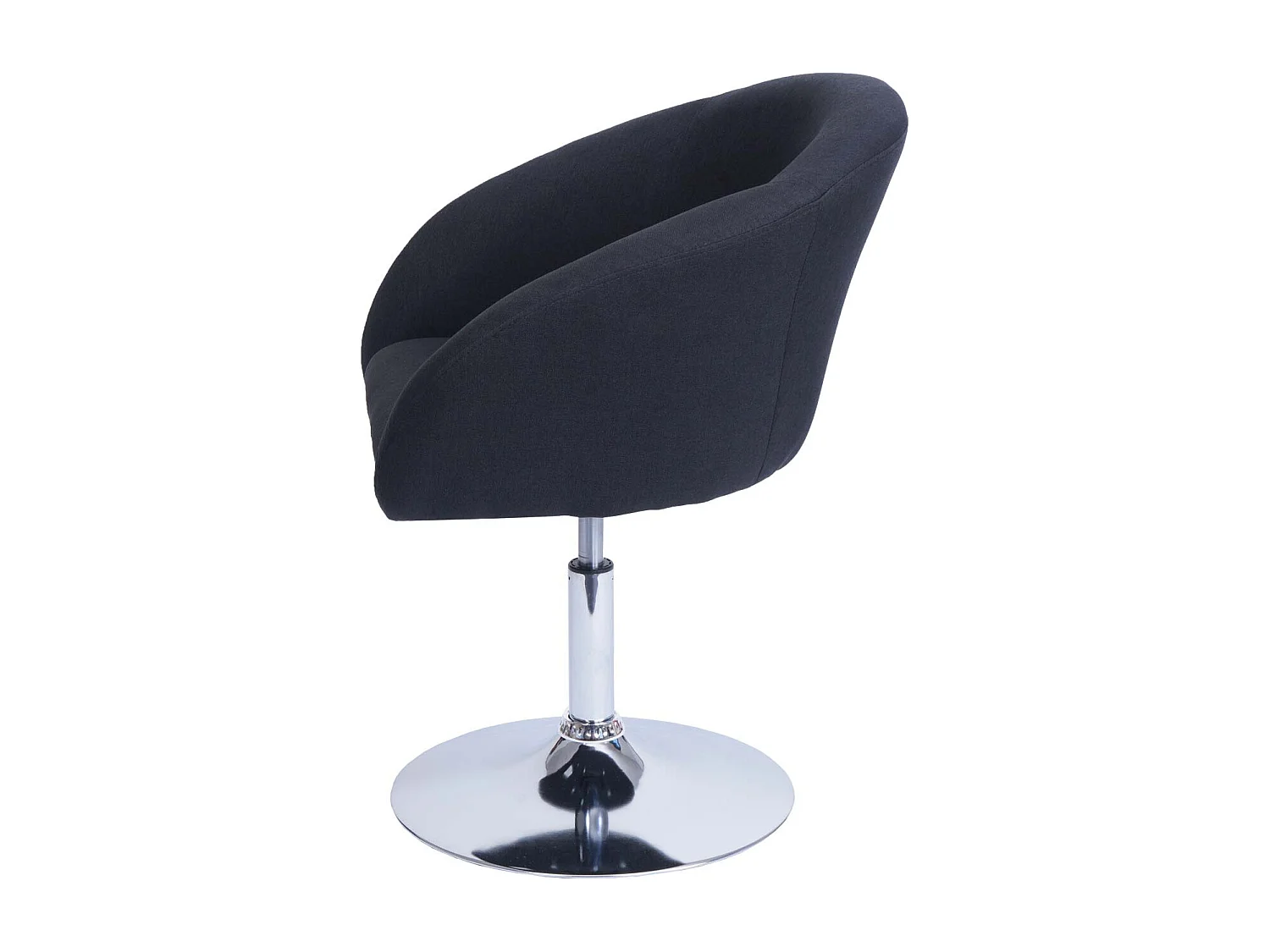 Dining chair MCW-F19 (set of 6),  fabric/textile in anthracite