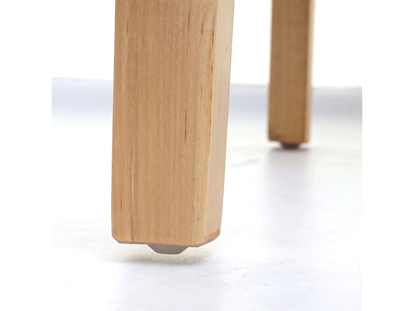 Juego de 6 sillas de comedor Littau de piel sintética,  polipiel, gris mate, patas claras