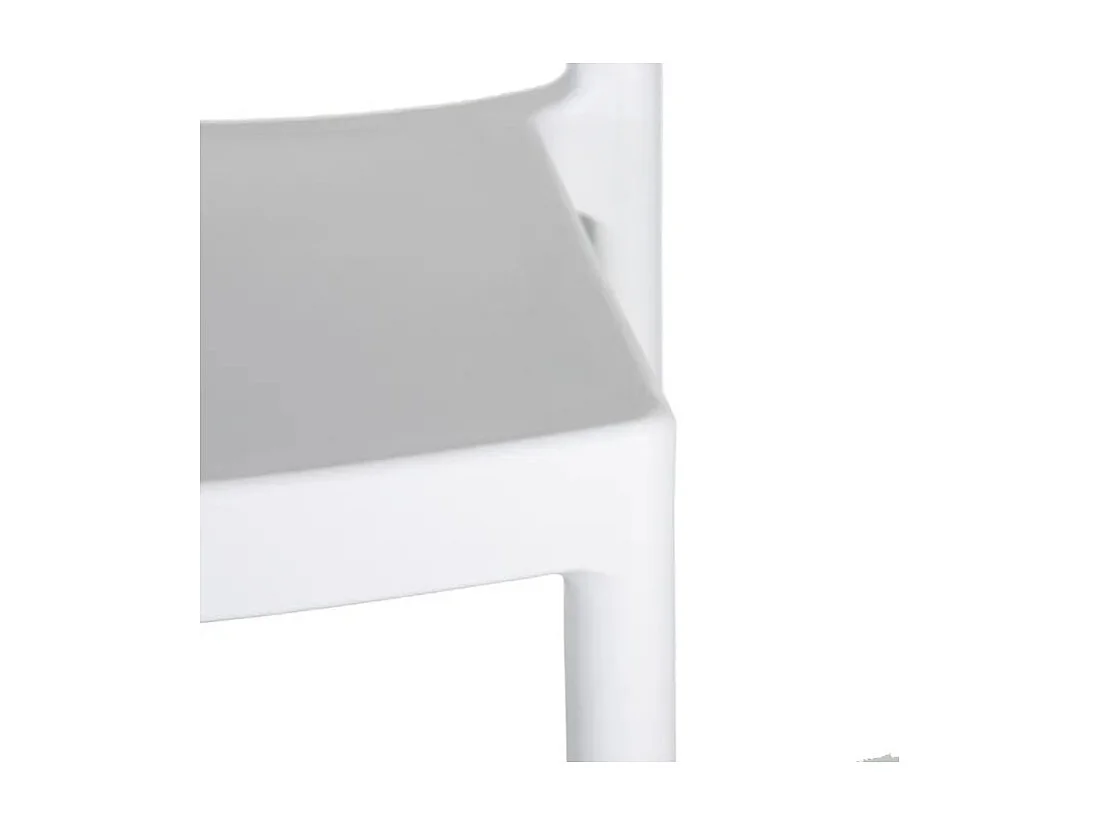 Chaise design moderne blanche Friday