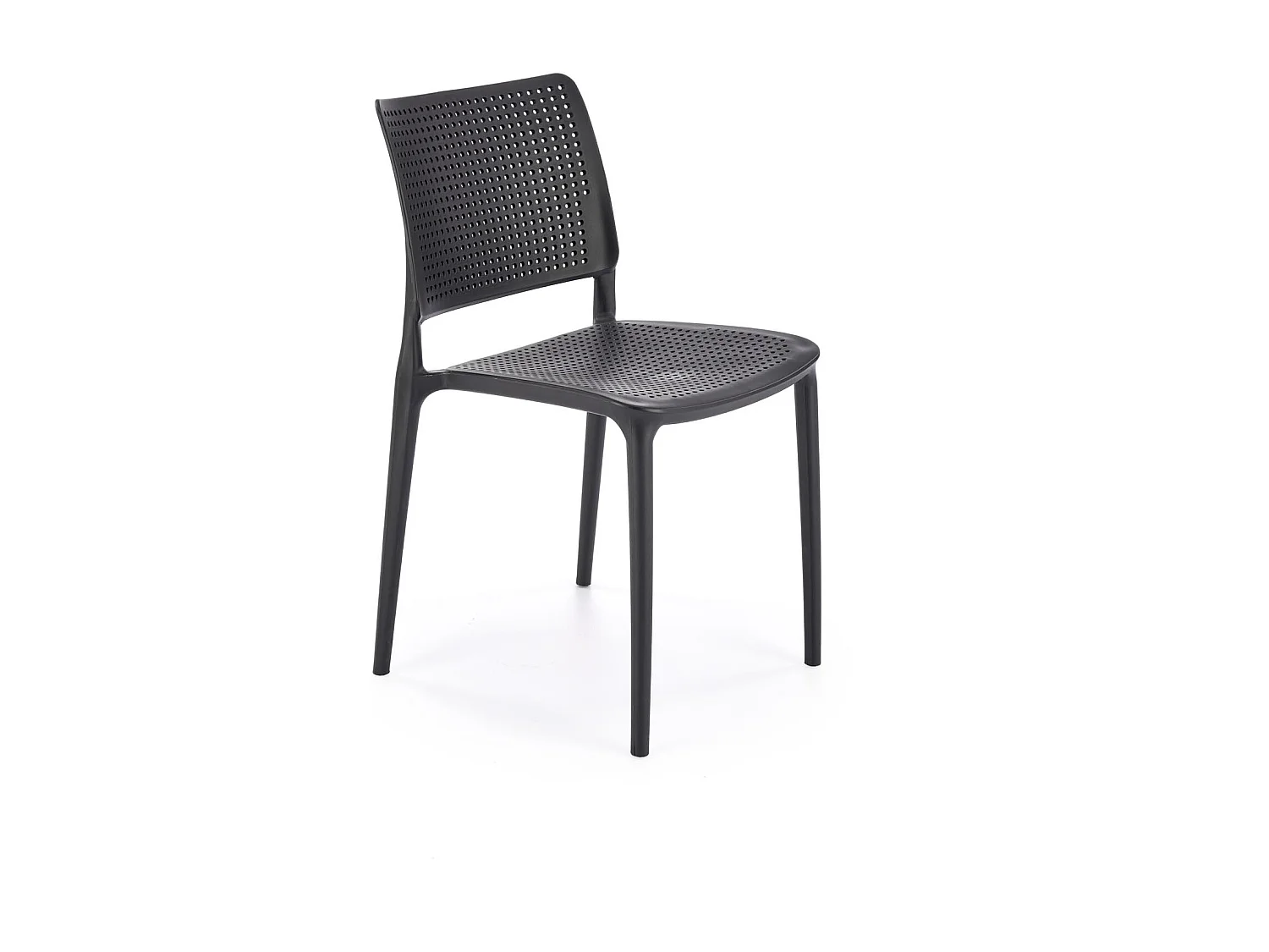 Chaise design polypropylène noir Samba
