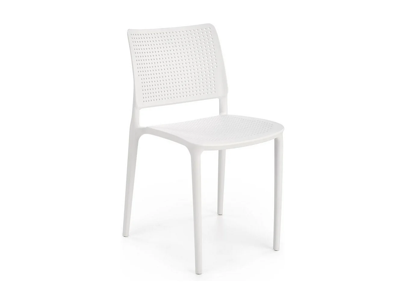 Silla de diseño Samba de polipropileno blanco