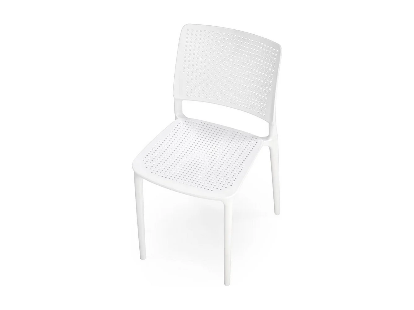 Silla de diseño Samba de polipropileno blanco