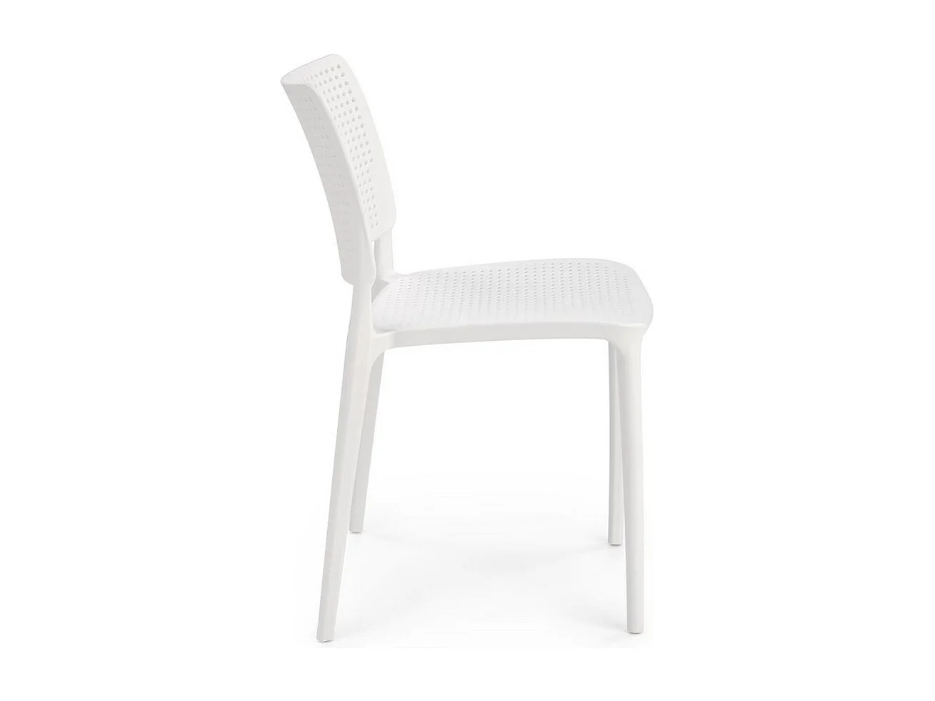 Silla de diseño Samba de polipropileno blanco