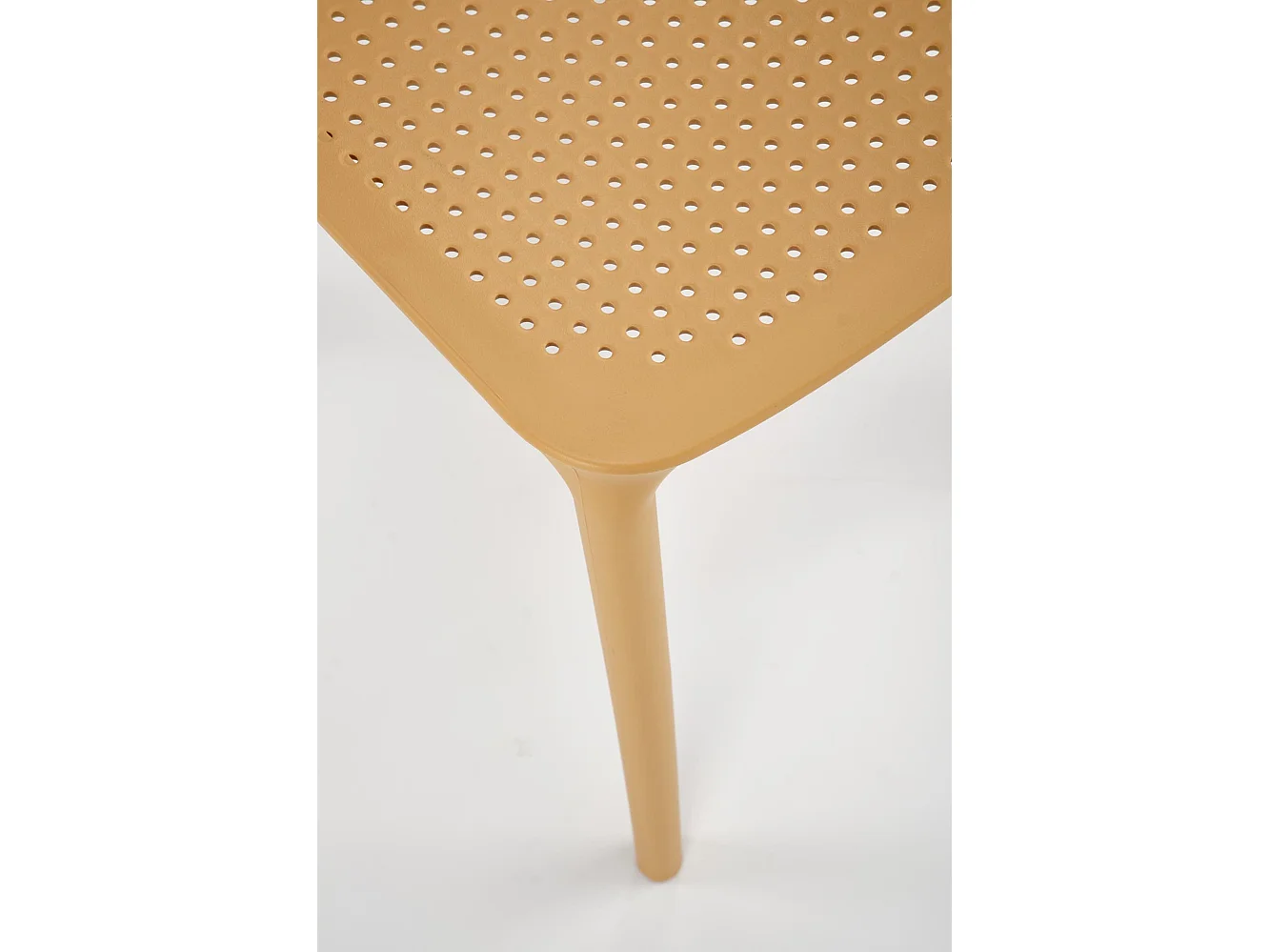 Chaise design polypropylène orange clair Samba