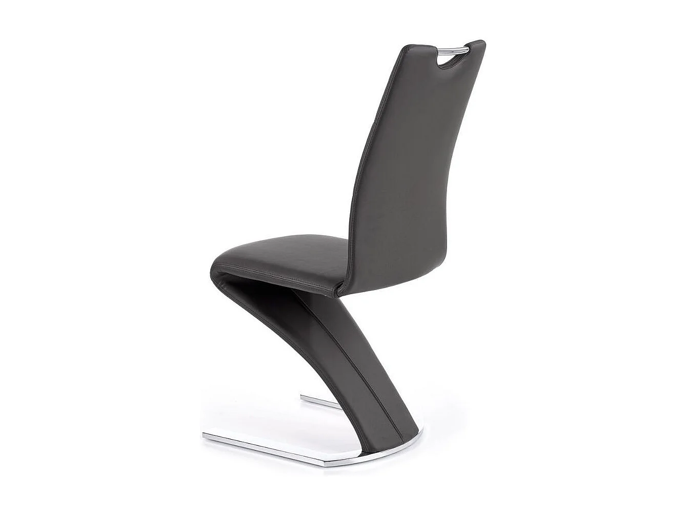 Chaise noire design avec pied U Esty - Noir