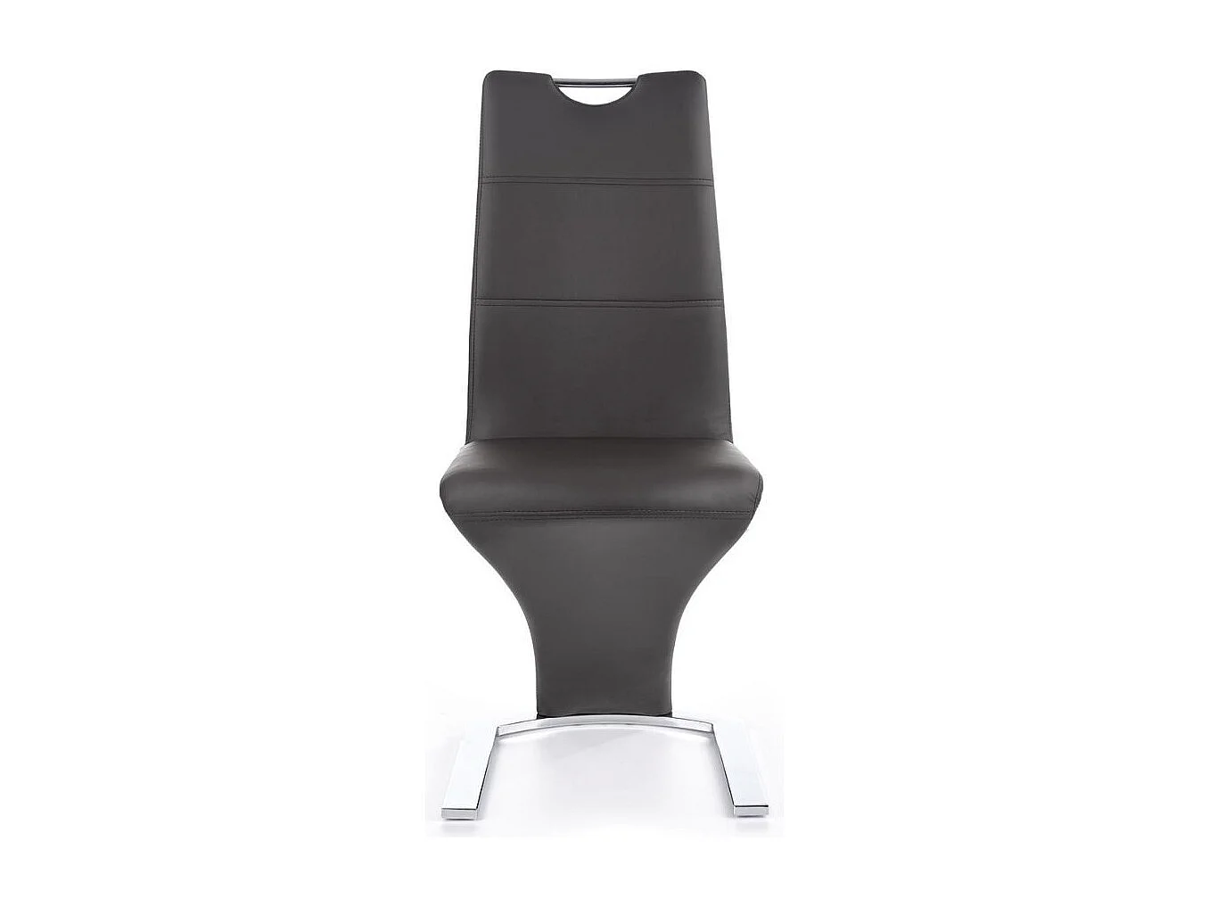 Chaise noire design avec pied U Esty - Noir