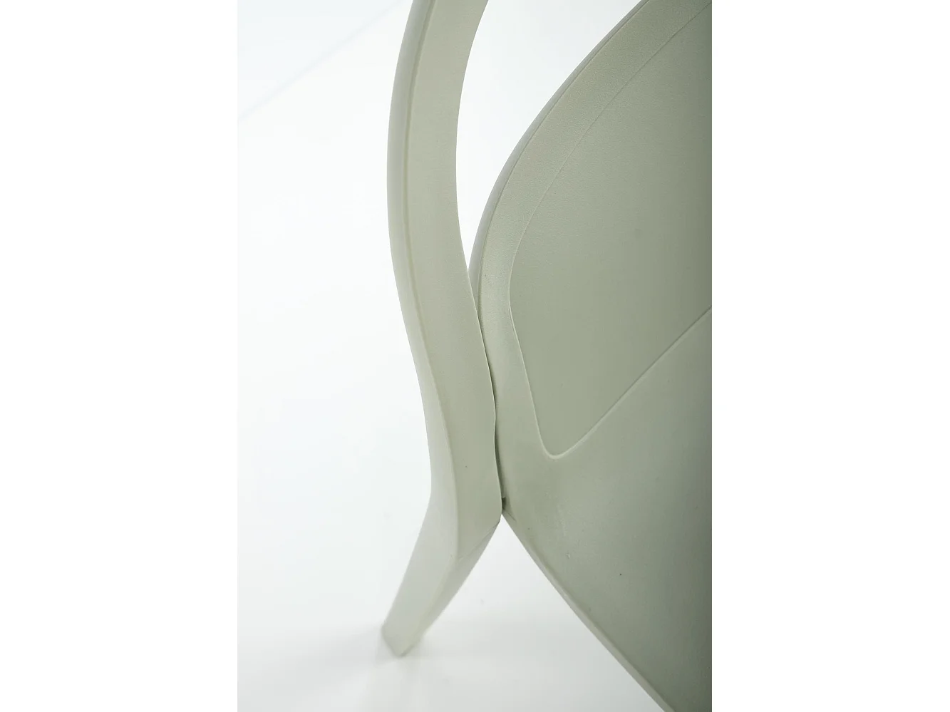 Silla de diseño Mobi de polipropileno verde menta