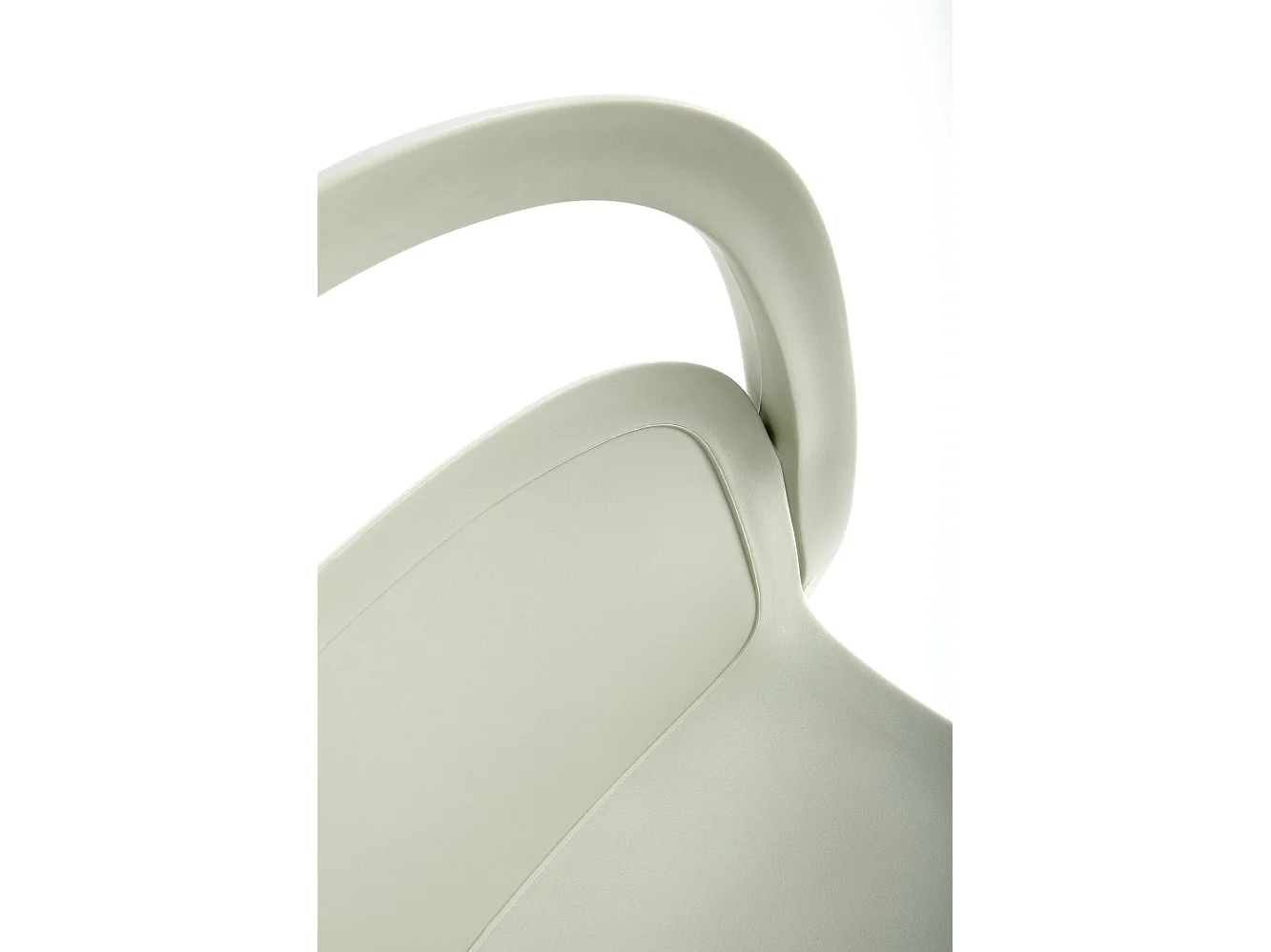 Silla de diseño Mobi de polipropileno verde menta