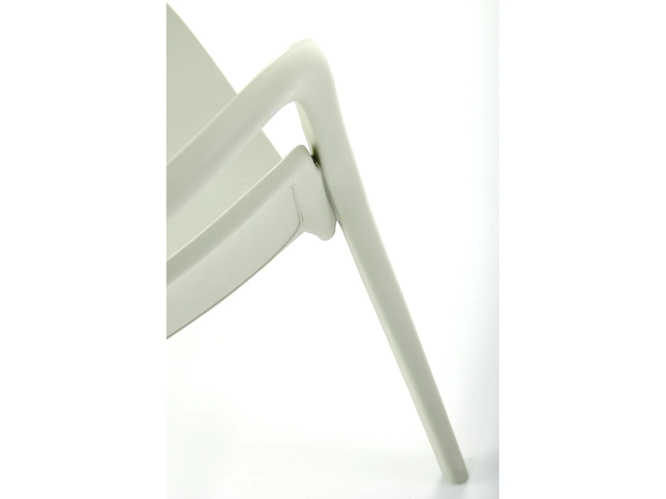 Sedia di design in polipropilene verde menta Mobi