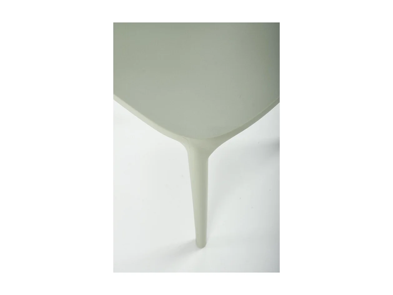 Sedia di design in polipropilene verde menta Mobi