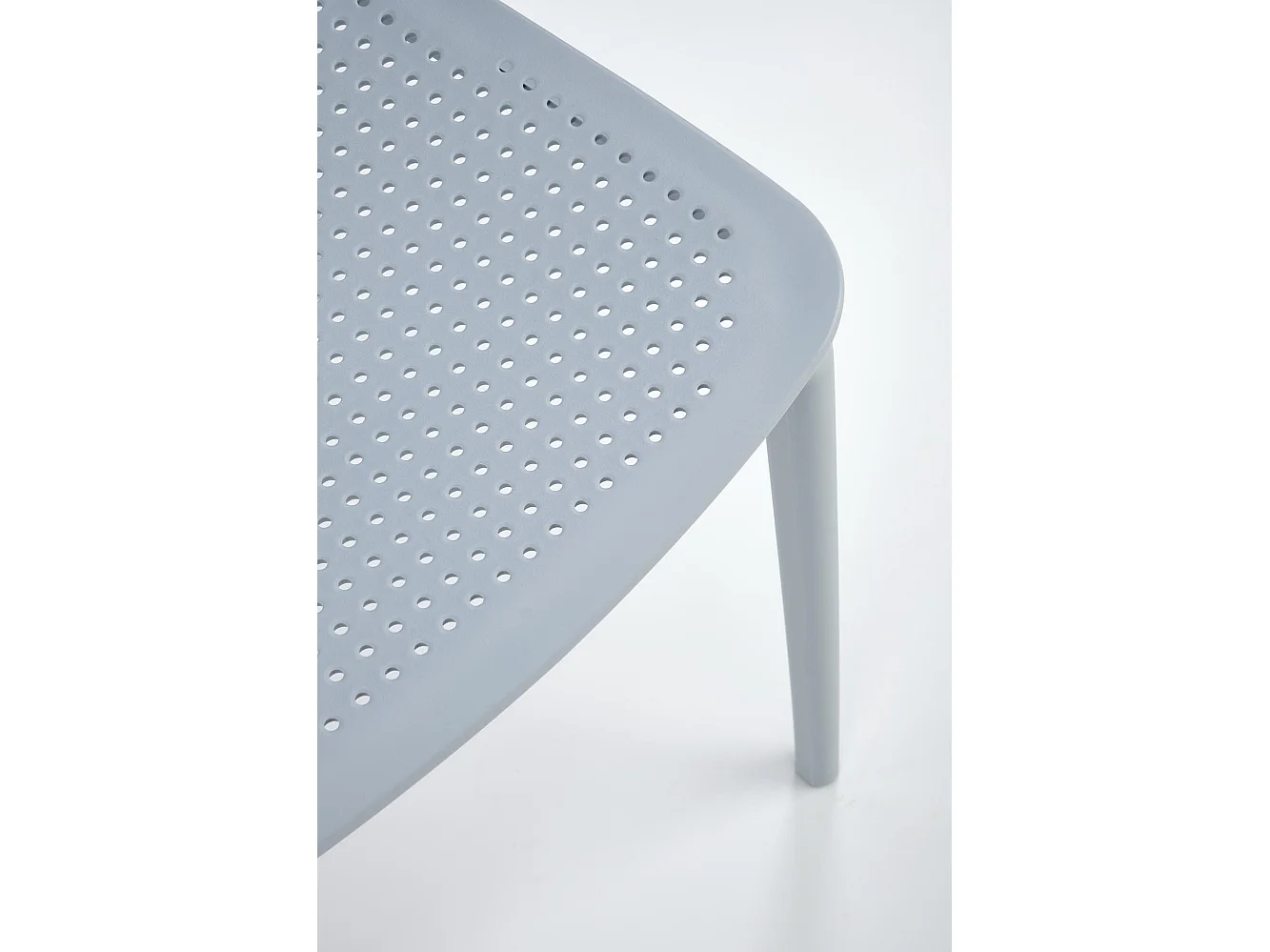 Silla de diseño Samba de polipropileno gris-azul