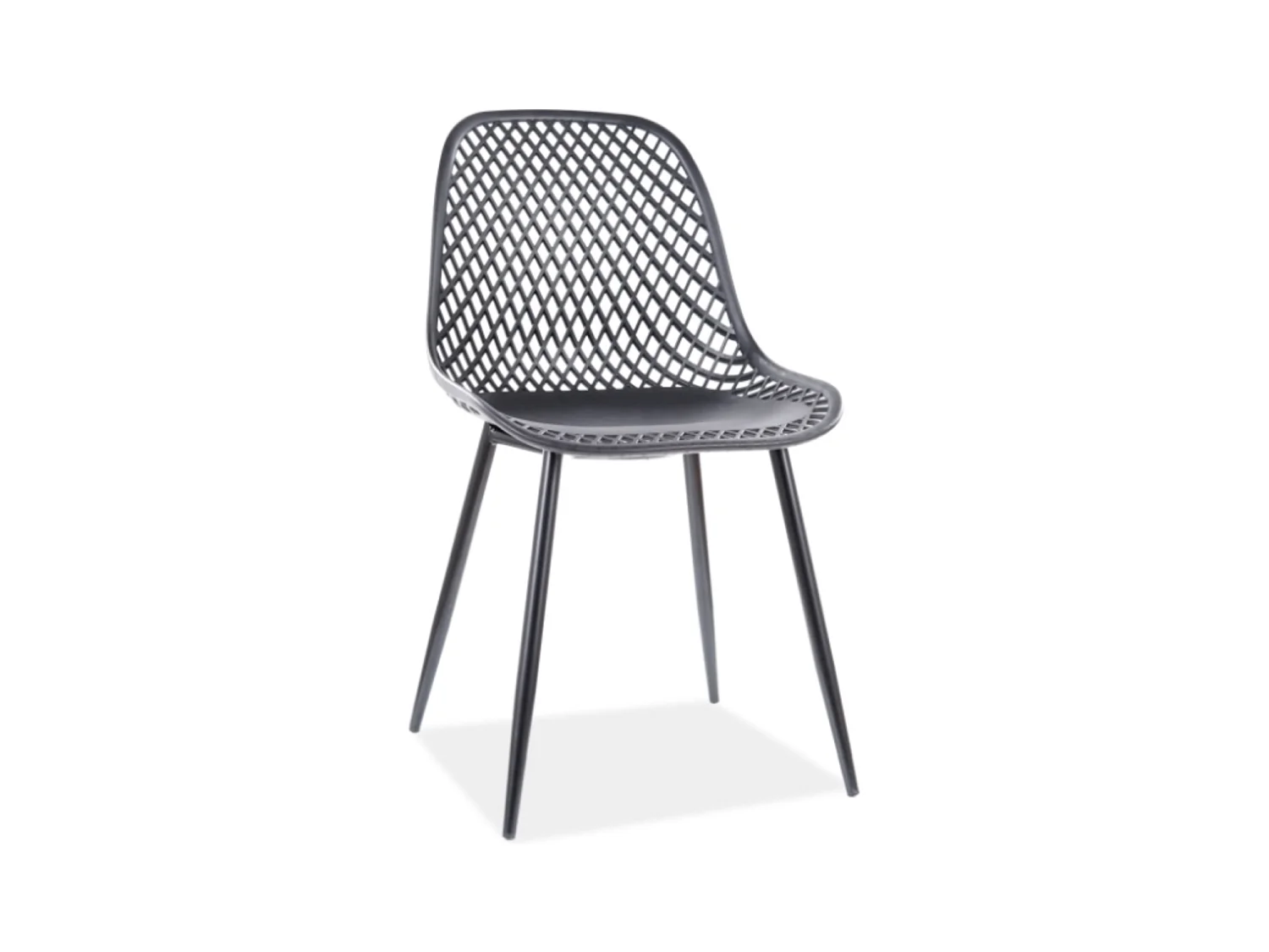 Chaise design moderne noir Fast
