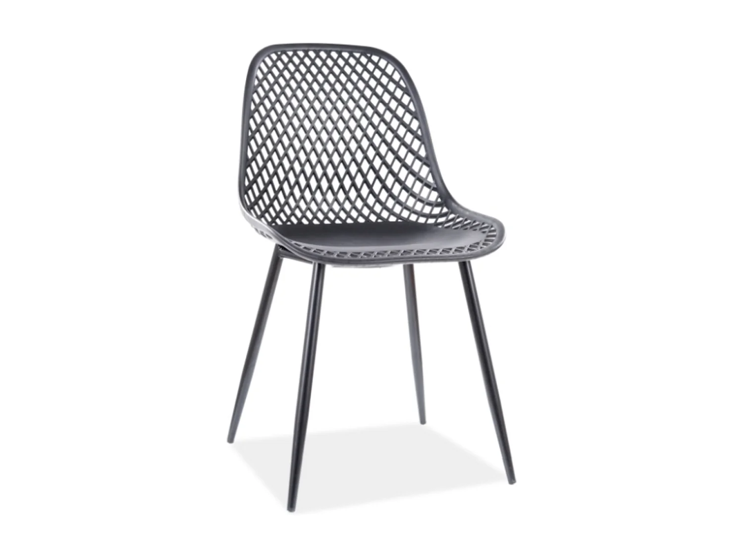 Chaise design moderne noir Fast