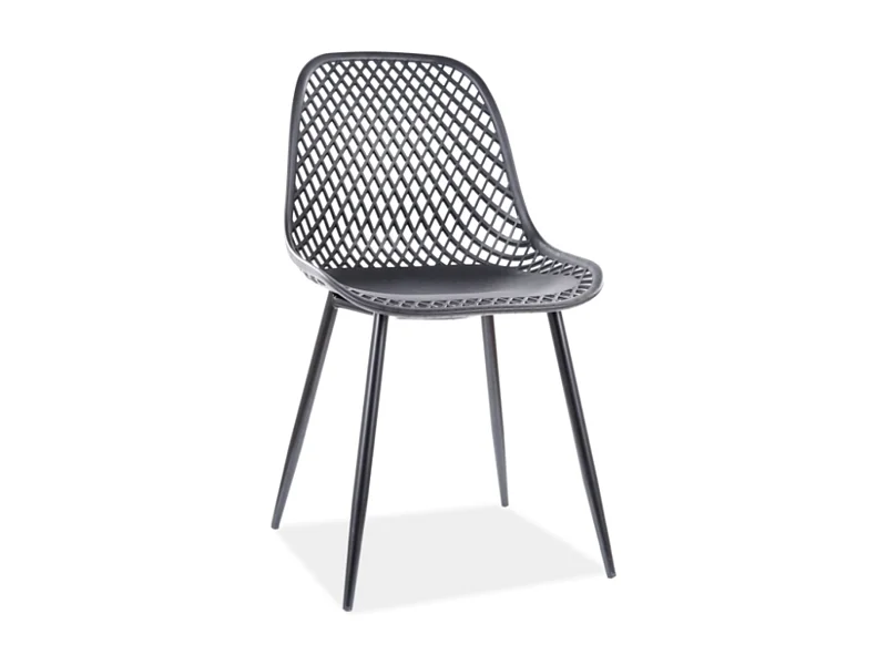 Chaise design moderne noir Fast