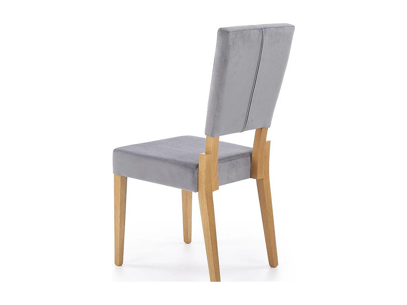 Chaise de salle à manger grise et bois Cox III