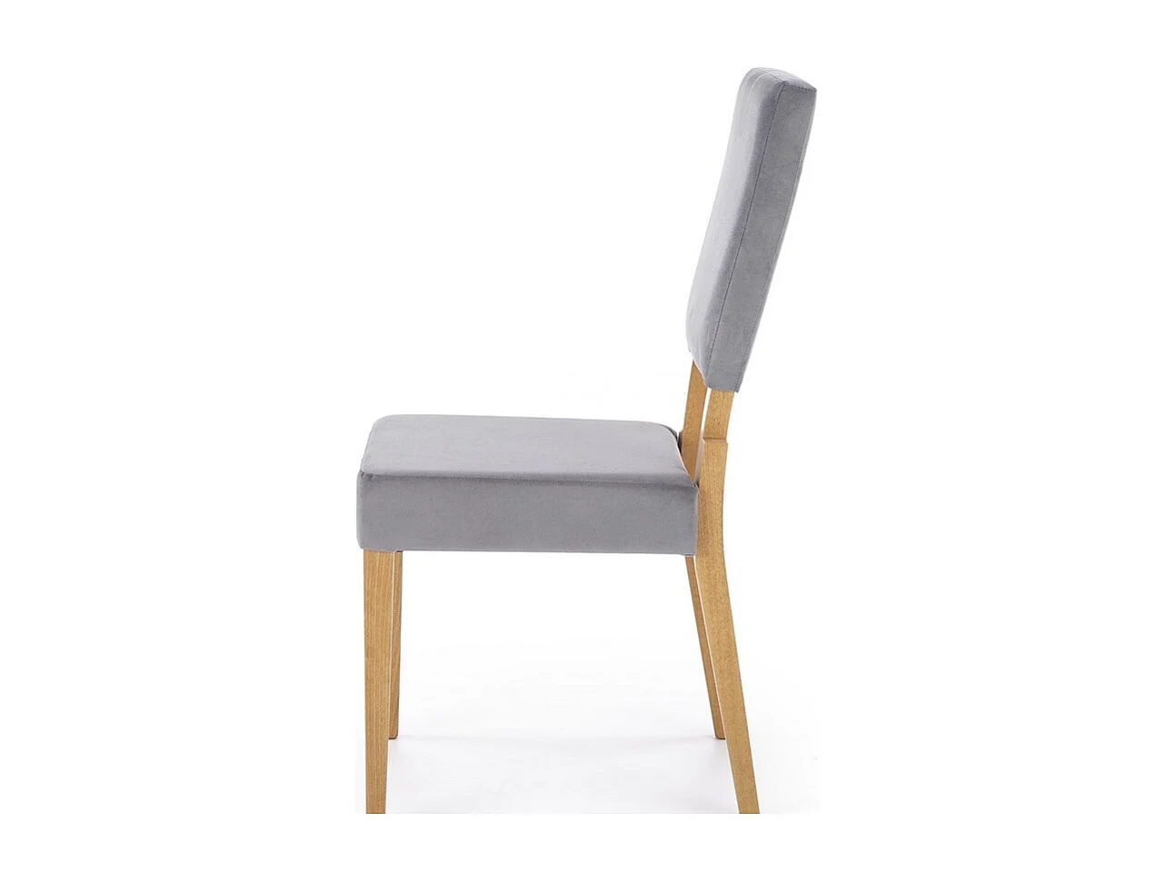 Chaise de salle à manger grise et bois Cox III