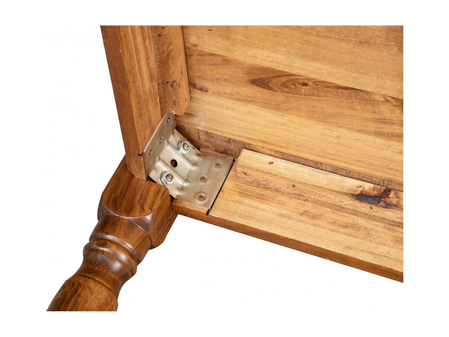 BISCOTTINI Table de Salle à Manger - Table en Bois Finition Antique Marron en Bois Massif - Table Style Campagne - 90x90x78 cm