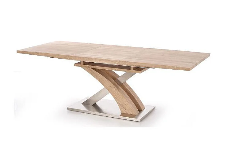 Mesa de comedor de roble Lado sonoma