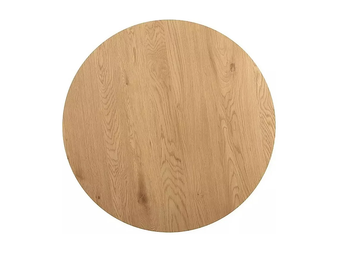 Table gigogne ronde bois et métal (x2) Onda