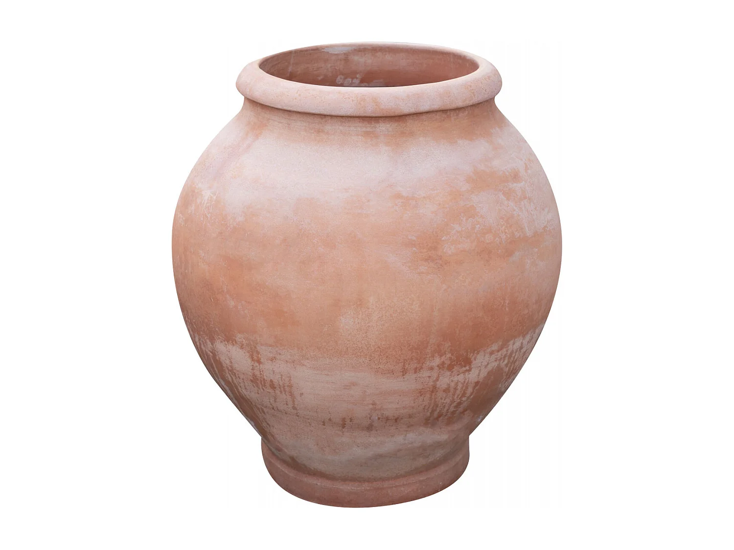 BISCOTTINI Vase Jarre - En Terre Cuite Antique - Pot de Fleurs - Jardinière - Jardin - Mobilier - Décoration - 90x90x102 cm