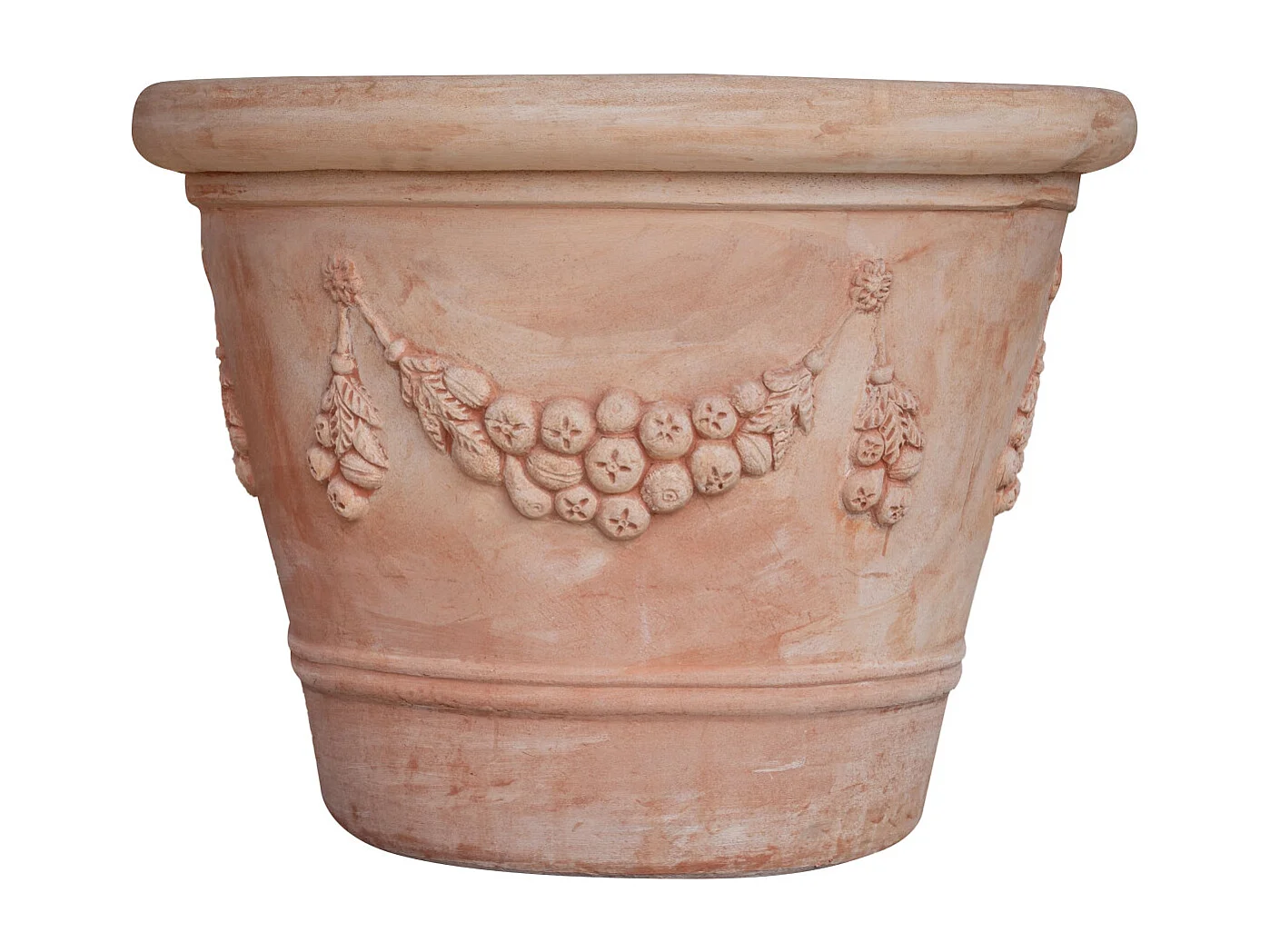 BISCOTTINI Vase - En Terre Cuite Antique - Pot de Fleurs - Jardinière - Jardin - Mobilier - Décoration - 103x103x75 cm