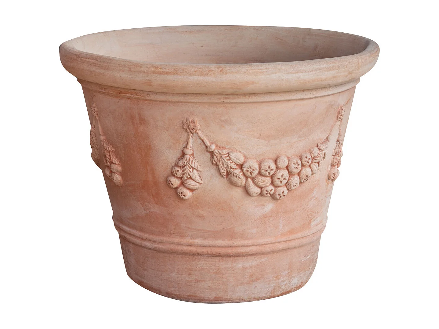 BISCOTTINI Vase - En Terre Cuite Antique - Pot de Fleurs - Jardinière - Jardin - Mobilier - Décoration - 103x103x75 cm