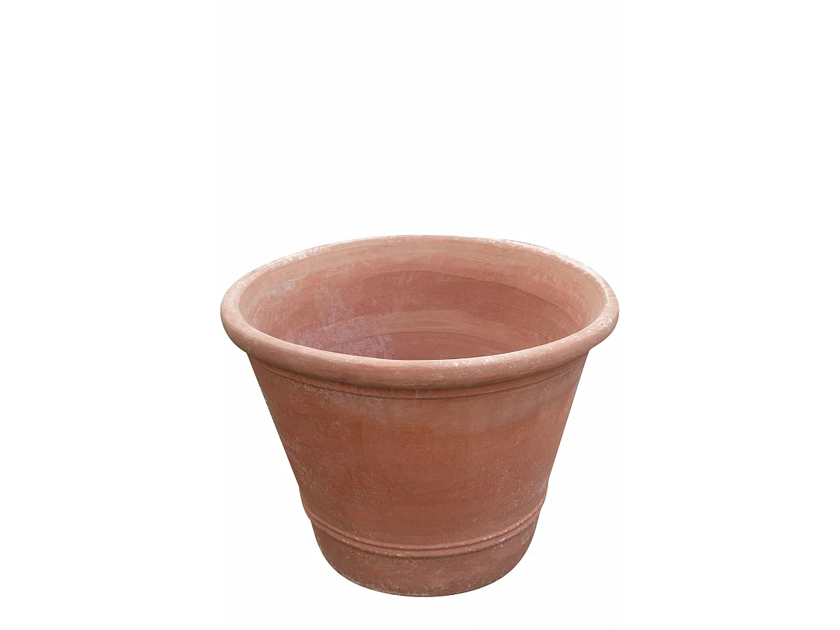 Grand Vase 66x90 cm - Grand pot pour plantes et fleurs d'extérieur - fabriqué à la main en Toscane