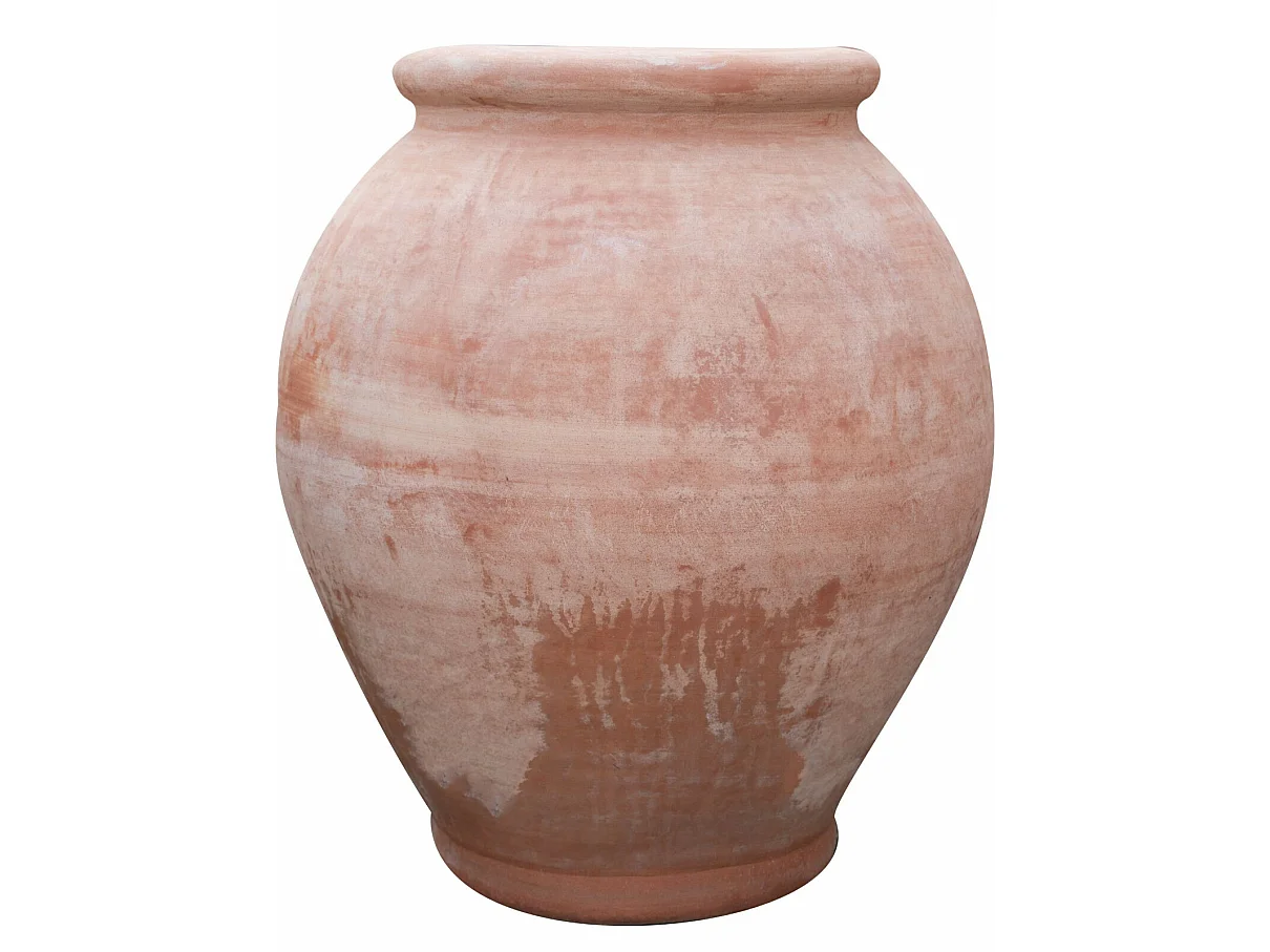 Vase Toscan 84cm - Pot lisse en terre cuite toscane