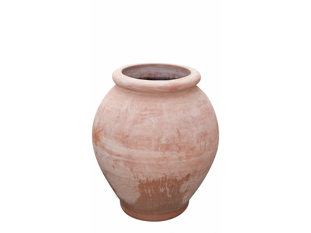 Vase Toscan 84cm - Pot lisse en terre cuite toscane